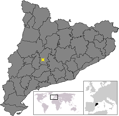 Cervera – Mappa