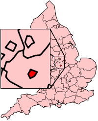 Location within England