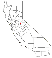 Location of Arnold, California