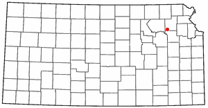 Location of Delia, Kansas