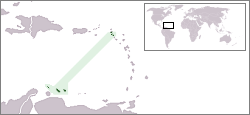 Localização de Antilhas Neerlandesas / Holandesas