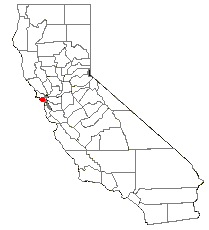 Location of Stinson Beach, California