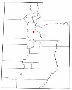 Location of Orem, Utah