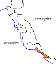 Şehristanın eyalet içindeki konumu