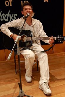 Hady performing during the HapyHadys Fanclub.