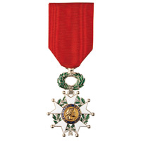 Croix de chevalier de la légion d'honneur du Lt Jacques Blanchard.