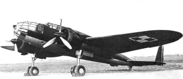 PZL 37 "Łoś" , Polish bomber aircraft