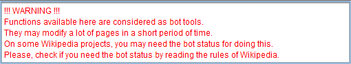 Bot tools