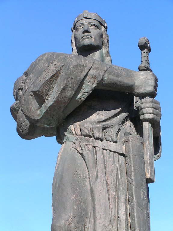 Statue of prince Pribina (c. 800–861)