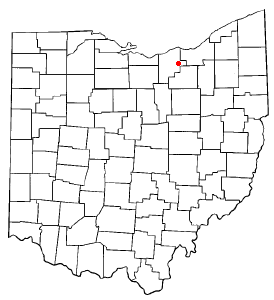 Location of Eaton Estates, Ohio