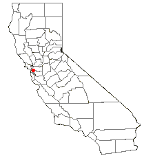 Location of Berkeley, California