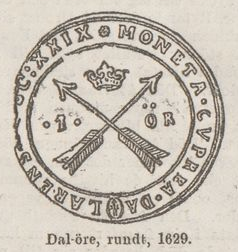 Swedish öre coin 1629, anonymous engraving.png