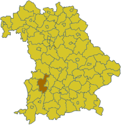 Landkreis Augsburg di Bayern