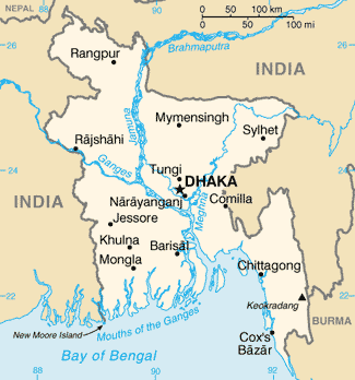 Map of Bangladesh