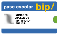 Pase escolar bip!