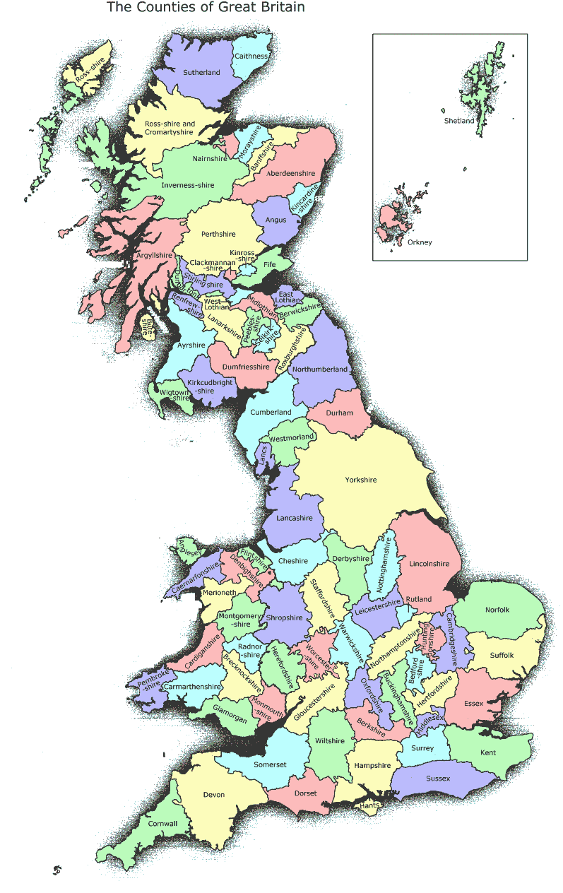 traditional counties