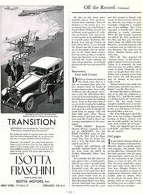 1930 Isotta Fraschini Tipo 8A ad