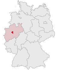 Circondario dell'Ennepe-Ruhr – Localizzazione