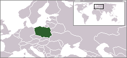 Location of Poland