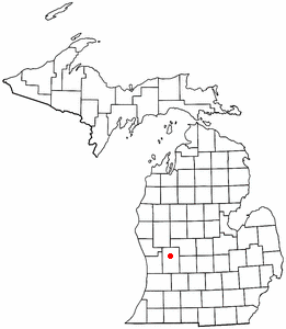 Location of Rockford, Michigan