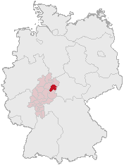 Lage des Landkreises Hersfeld-Rotenburg in Deutschland.GIF