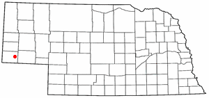 Location of Dix, Nebraska