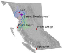 Location in British Columbia