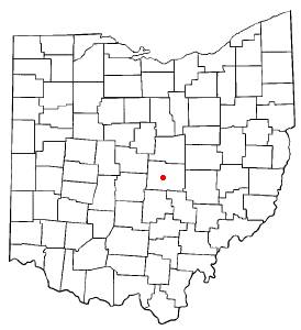 Location of Granville, Ohio