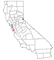 Location of Monte Sereno, California