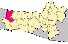 Location within Central Java