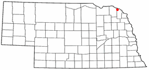 Location of Maskell, Nebraska