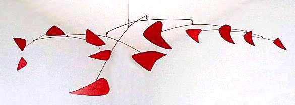 Alexander Calder: Punainen mobile, 1956.