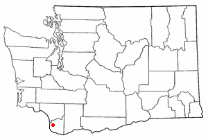 Location of La Center, Washington