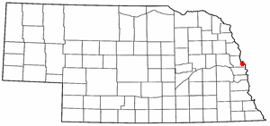 Location of Fort Calhoun, Nebraska