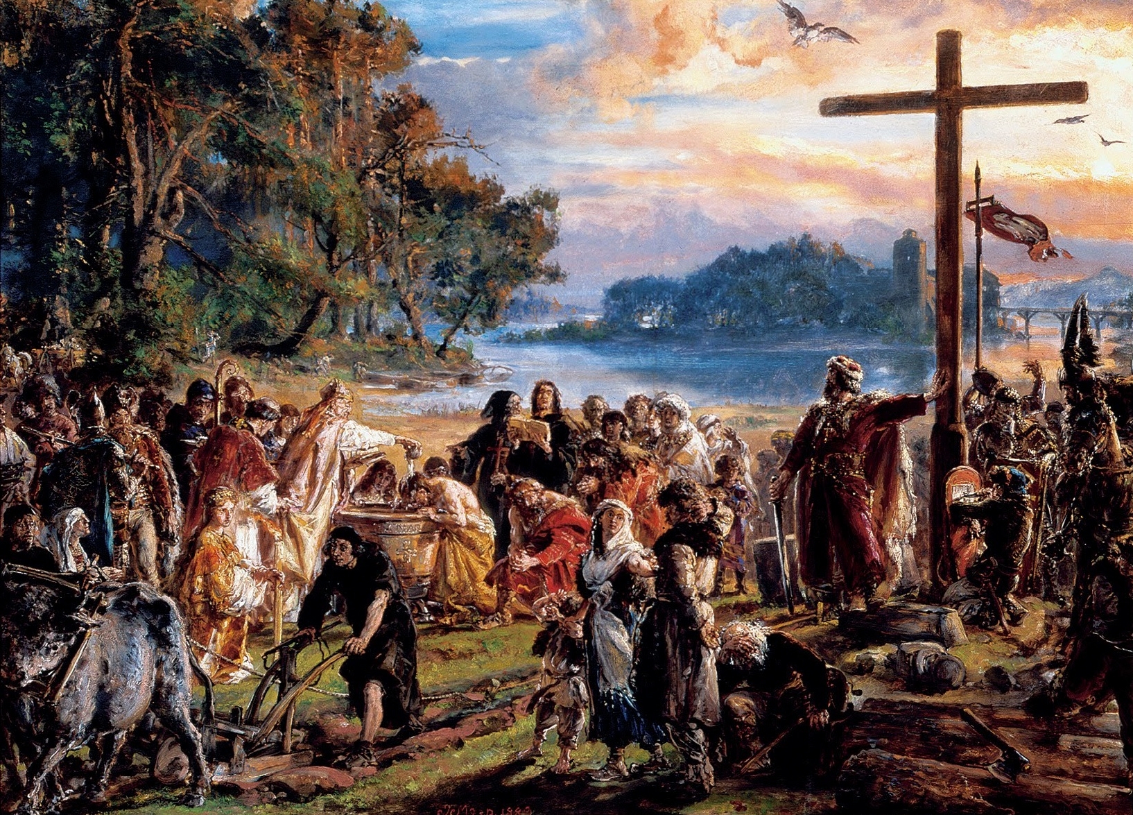 Christianization of Poland, by Jan Matejko.