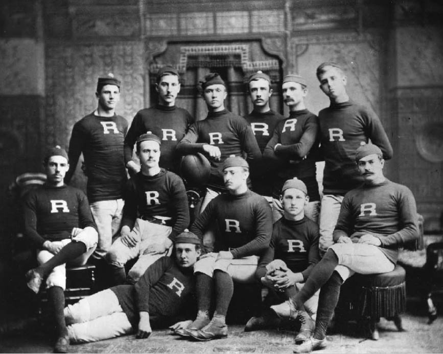 Image of the Rutgers College Football Team, 1882