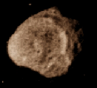 Hyperion, tatt av Voyager 2 (NASA)