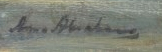 signature d'Anna Adelaïde Abrahams