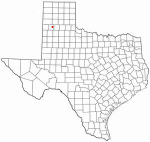 Location of Nazareth, Texas