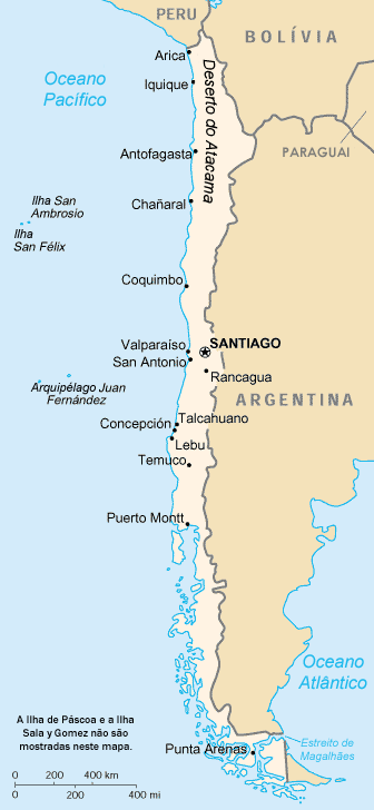 Map Of Chile