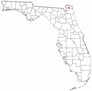 Location of Callahan, Florida