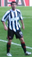 Keith Gillespie met Sheffield United in 2006