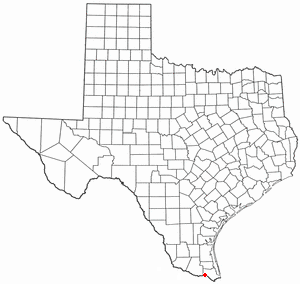 Location of Bluetown-Iglesia Antigua, Texas