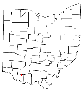 Location of Sardinia, Ohio