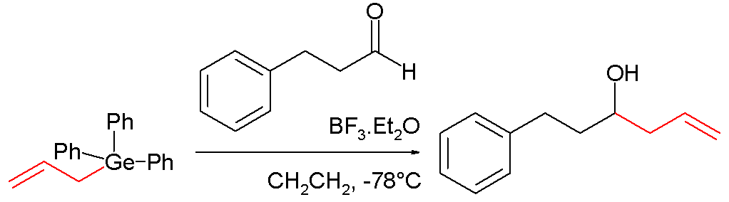 Addició nucleòfila amb organogermani