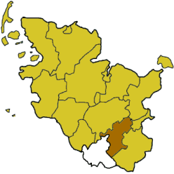 Circondario dello Stormarn – Mappa