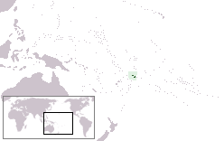 Location of Samoa