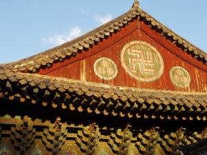 swastika on a Buddhist temple