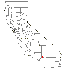 Location of Rancho Cucamonga, California