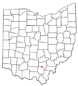 Location of Hamden, Ohio